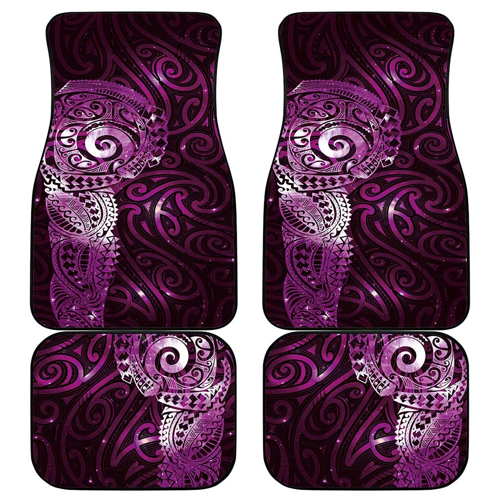 Matariki New Zealand Maori Koru Art Tattoo Car Mats New Year Galaxy Pink Sky Style