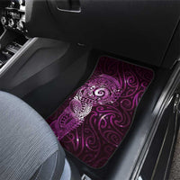 Matariki New Zealand Maori Koru Art Tattoo Car Mats New Year Galaxy Pink Sky Style