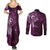 Matariki New Zealand Maori Koru Art Tattoo Couples Matching Summer Maxi Dress and Long Sleeve Button Shirt New Year Galaxy Pink Sky Style