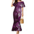 Matariki New Zealand Maori Koru Art Tattoo Family Matching Mermaid Dress and Hawaiian Shirt New Year Galaxy Pink Sky Style