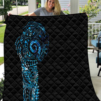 New Zealand Maori Koru Art Traditional Tattoo Quilt Paua Shell
