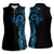 New Zealand Maori Koru Art Traditional Tattoo Women Sleeveless Polo Shirt Paua Shell