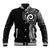 New Zealand Maori Koru Art Traditional Tattoo Baseball Jacket Simple Style