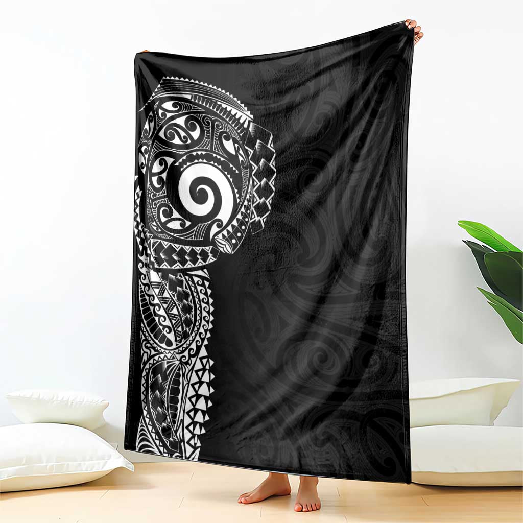 New Zealand Maori Koru Art Traditional Tattoo Blanket Simple Style LT03 - Polynesian Pride