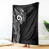 New Zealand Maori Koru Art Traditional Tattoo Blanket Simple Style LT03 - Polynesian Pride
