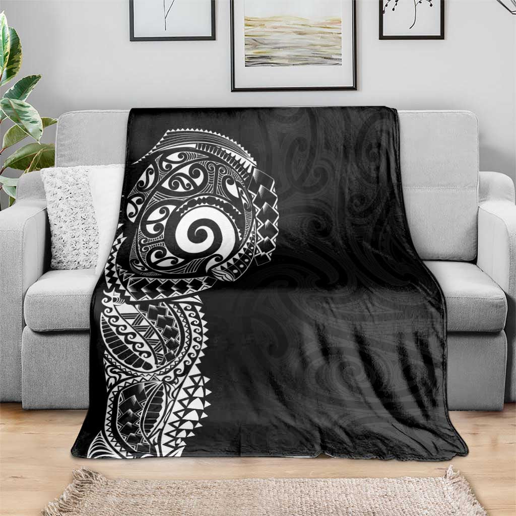 New Zealand Maori Koru Art Traditional Tattoo Blanket Simple Style LT03 - Polynesian Pride