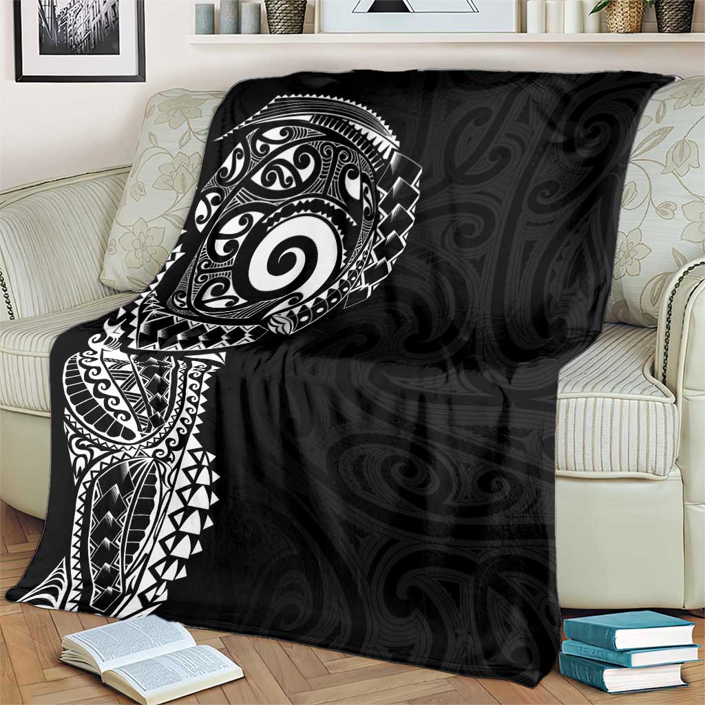 New Zealand Maori Koru Art Traditional Tattoo Blanket Simple Style LT03 - Polynesian Pride