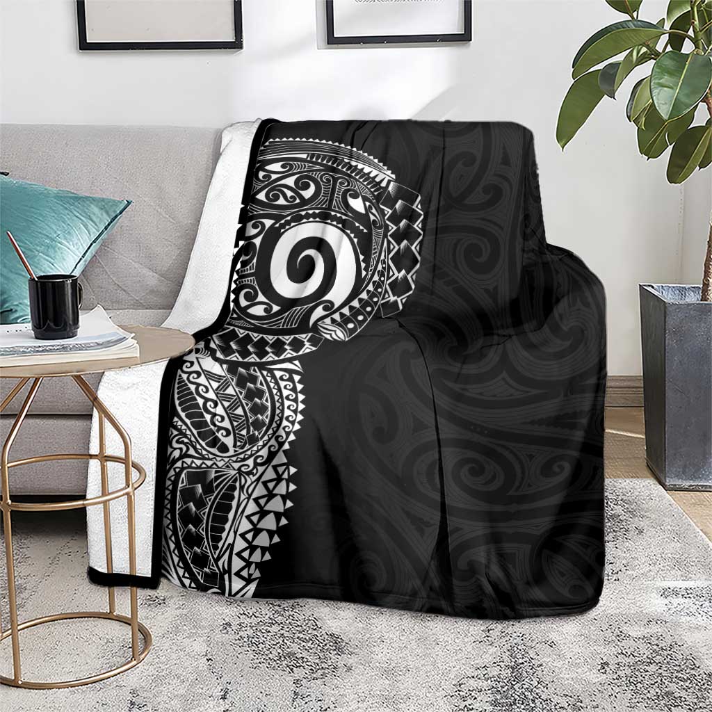 New Zealand Maori Koru Art Traditional Tattoo Blanket Simple Style LT03 - Polynesian Pride