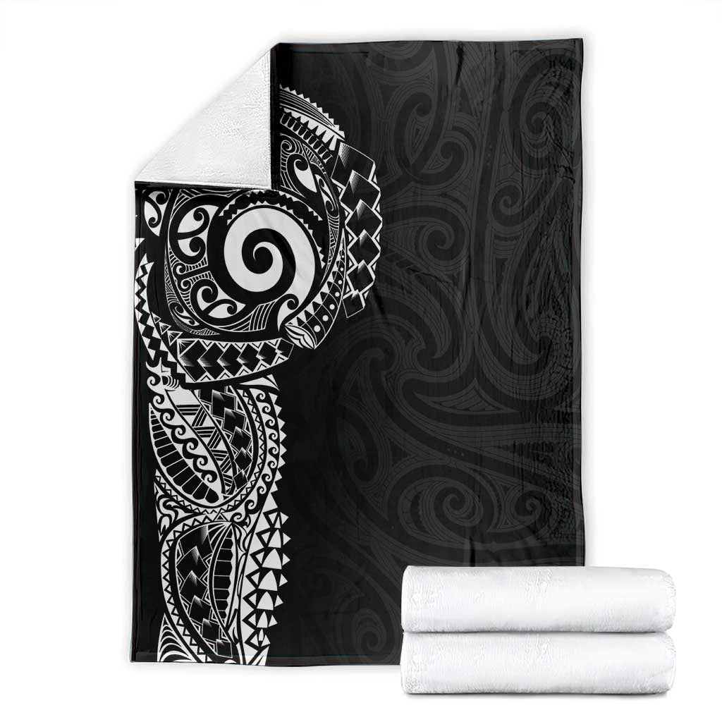 New Zealand Maori Koru Art Traditional Tattoo Blanket Simple Style LT03 - Polynesian Pride