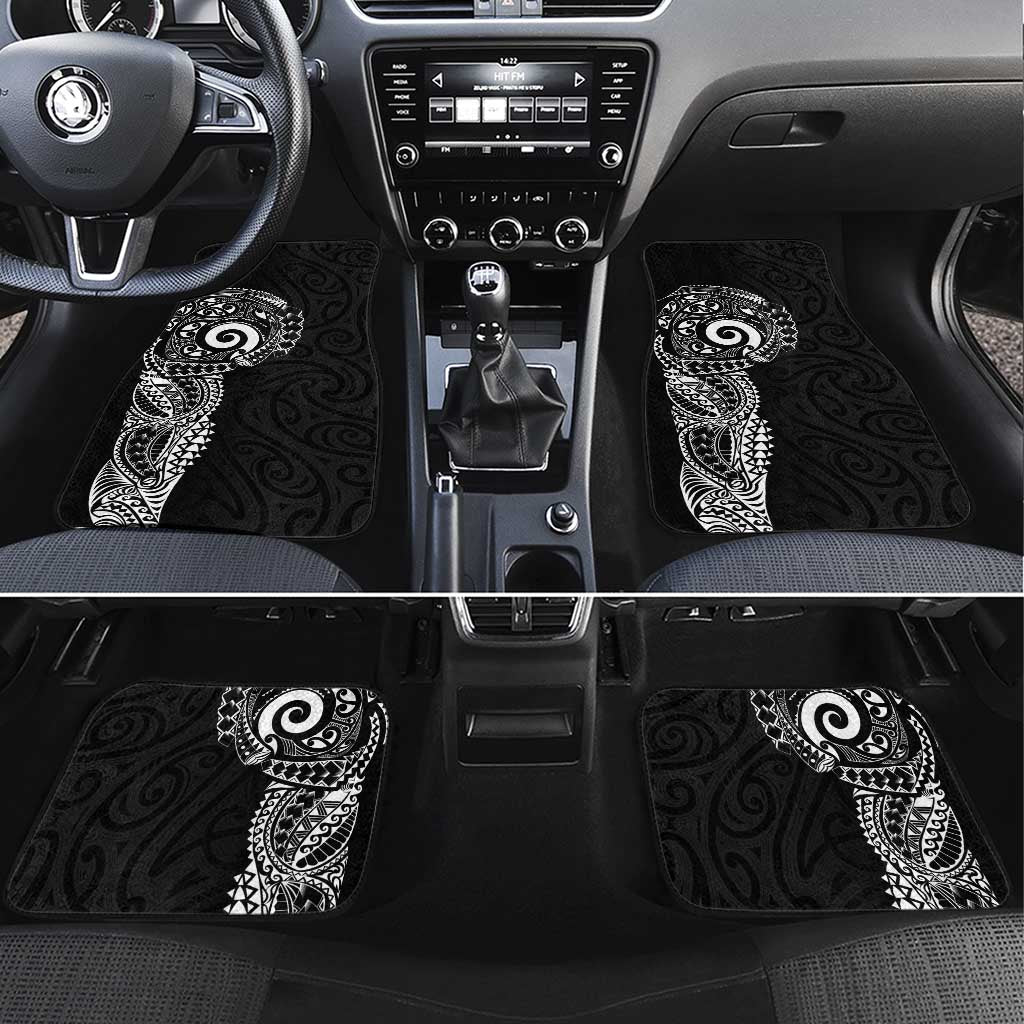 New Zealand Maori Koru Art Traditional Tattoo Car Mats Simple Style