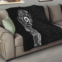 New Zealand Maori Koru Art Traditional Tattoo Quilt Simple Style