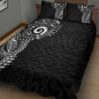 New Zealand Maori Koru Art Traditional Tattoo Quilt Bed Set Simple Style