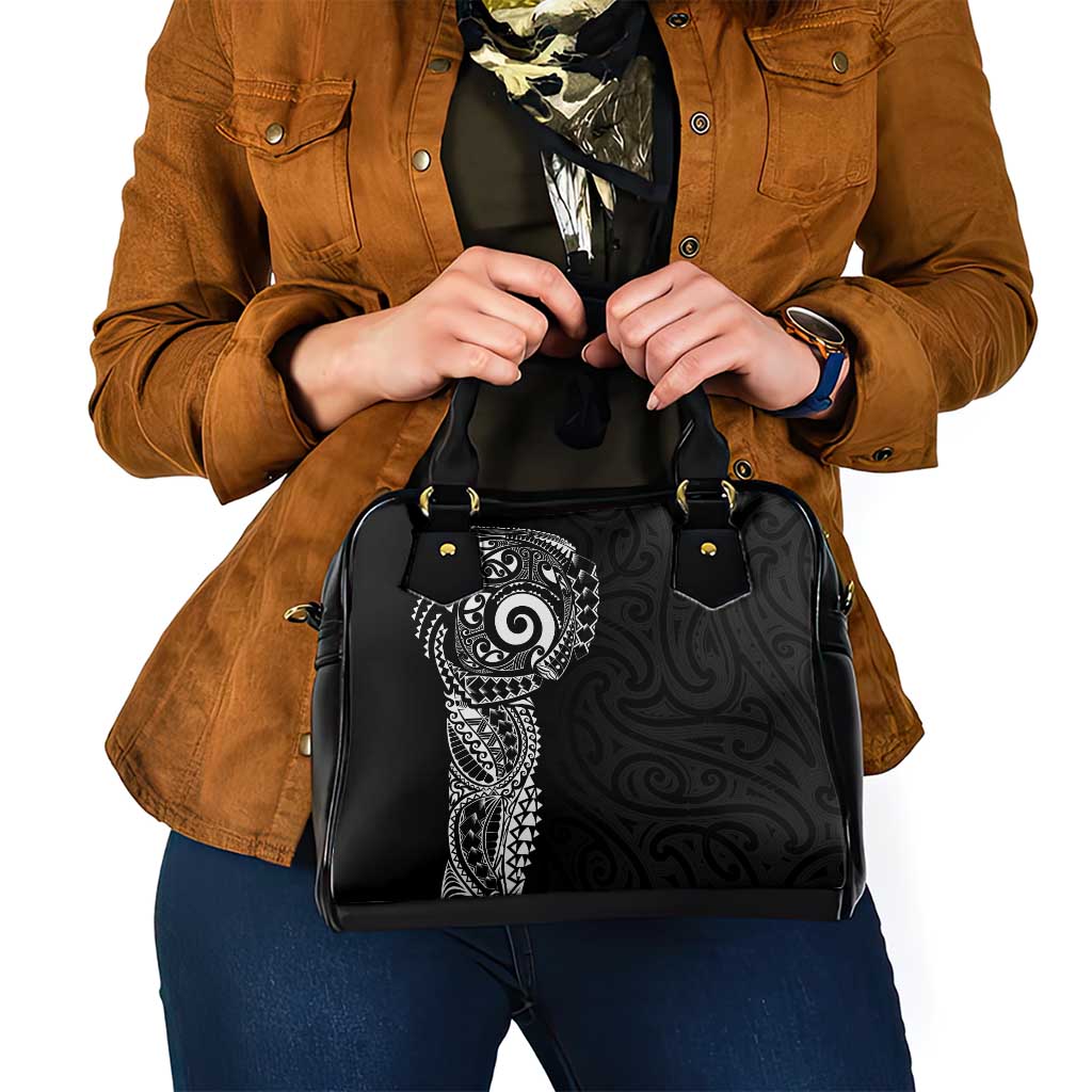 New Zealand Maori Koru Art Traditional Tattoo Shoulder Handbag Simple Style LT03 - Polynesian Pride