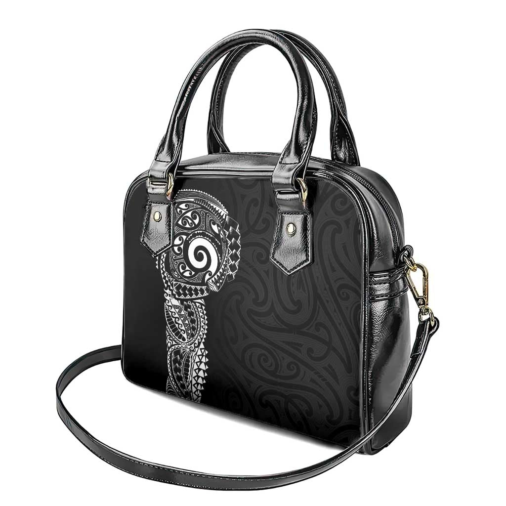 New Zealand Maori Koru Art Traditional Tattoo Shoulder Handbag Simple Style LT03 - Polynesian Pride