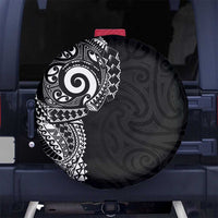 New Zealand Maori Koru Art Traditional Tattoo Spare Tire Cover Simple Style