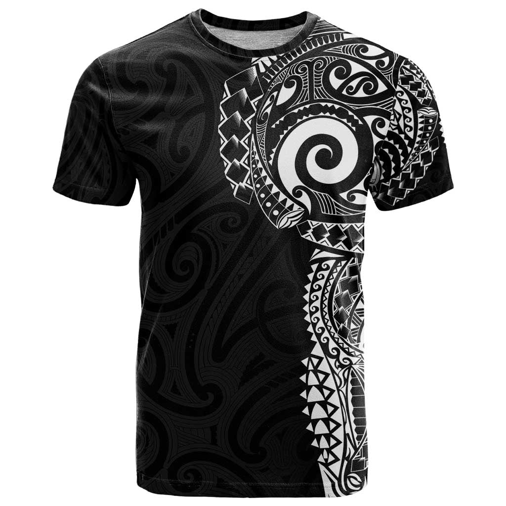 New Zealand Maori Koru Art Traditional Tattoo T Shirt Simple Style