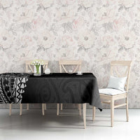 New Zealand Maori Koru Art Traditional Tattoo Tablecloth Simple Style