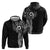 New Zealand Maori Koru Art Traditional Tattoo Zip Hoodie Simple Style