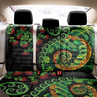 New Zealand Koru Plants and Pohutukawa Back Car Seat Cover Maori Tattoo Pattern