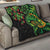 New Zealand Koru Plants and Pohutukawa Quilt Maori Tattoo Pattern