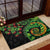 New Zealand Koru Plants and Pohutukawa Rubber Doormat Maori Tattoo Pattern