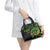 New Zealand Koru Plants and Pohutukawa Shoulder Handbag Maori Tattoo Pattern