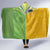 Cook Islands Language Week Hooded Blanket Tatau Pattern and Rarotongan Alphabet - Polynesian Pride