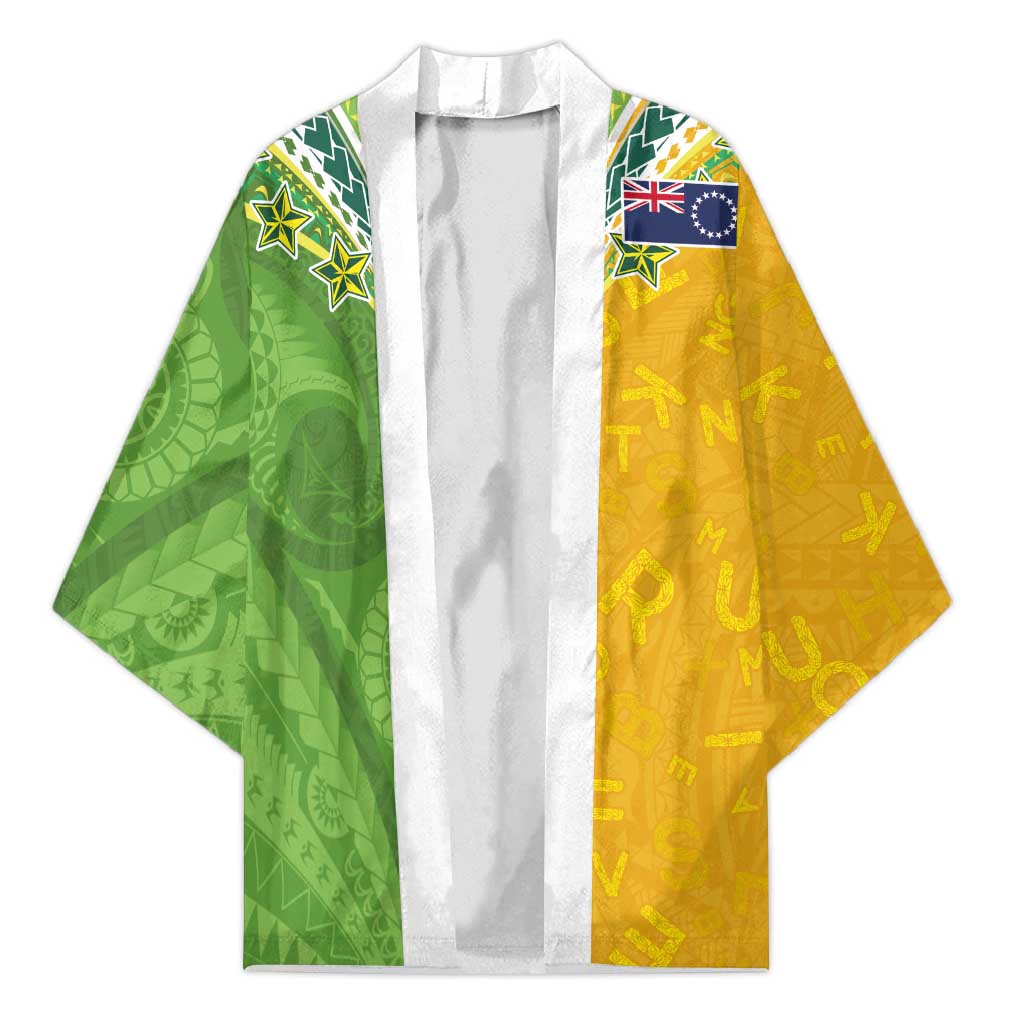 Cook Islands Language Week Kimono Tatau Pattern and Rarotongan Alphabet - Polynesian Pride