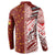 Tonga Language Week Button Sweatshirt Ngatu Pattern and Tongan Alphabet - Polynesian Pride