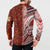 Tonga Language Week Button Sweatshirt Ngatu Pattern and Tongan Alphabet - Polynesian Pride