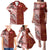 Tonga Language Week Family Matching Puletasi and Hawaiian Shirt Ngatu Pattern and Tongan Alphabet - Polynesian Pride