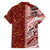 Tonga Language Week Family Matching Summer Maxi Dress and Hawaiian Shirt Ngatu Pattern and Tongan Alphabet - Polynesian Pride
