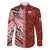 Tonga Language Week Family Matching Summer Maxi Dress and Hawaiian Shirt Ngatu Pattern and Tongan Alphabet - Polynesian Pride