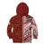 Tonga Language Week Kid Hoodie Ngatu Pattern and Tongan Alphabet - Polynesian Pride