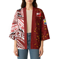 Tonga Language Week Kimono Ngatu Pattern and Tongan Alphabet - Polynesian Pride