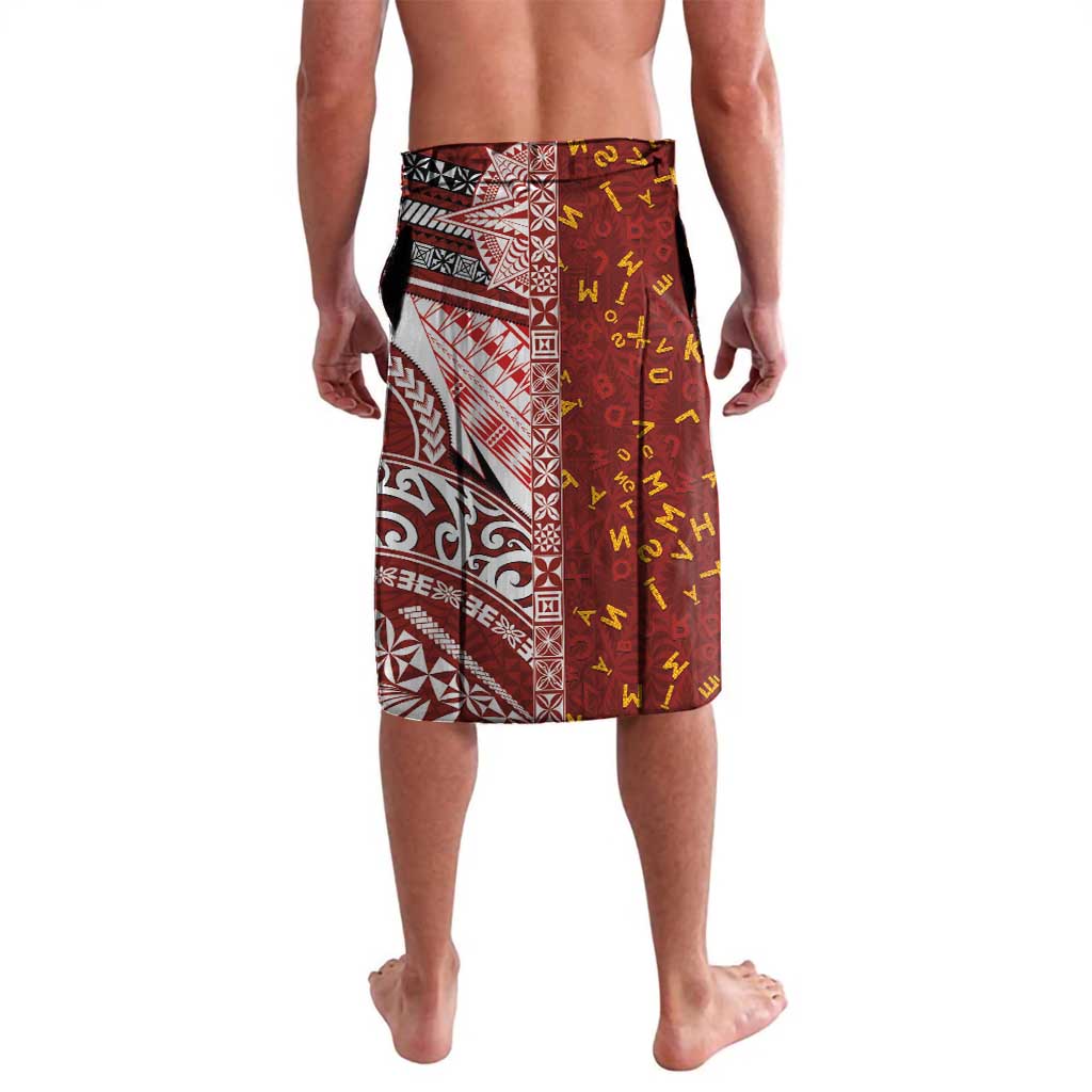 Tonga Language Week Lavalava Ngatu Pattern and Tongan Alphabet - Polynesian Pride