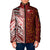 Tonga Language Week Padded Jacket Ngatu Pattern and Tongan Alphabet - Polynesian Pride