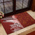 Tonga Language Week Rubber Doormat Ngatu Pattern and Tongan Alphabet - Polynesian Pride