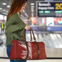 Tonga Language Week Travel Bag Ngatu Pattern and Tongan Alphabet - Polynesian Pride