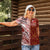 Tonga Language Week Women Polo Shirt Ngatu Pattern and Tongan Alphabet - Polynesian Pride