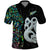 New Zealand Polo Shirt Silver Fern and Manaia with Papua Shell Maori Tribal LT03 White - Polynesian Pride