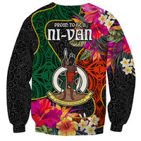 Penama Day Sweatshirt Proud To Be A Ni-Van Beauty Pacific Flower LT03 - Polynesian Pride