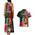 Personalised Penama Day Couples Matching Tank Maxi Dress and Hawaiian Shirt Proud To Be A Ni-Van Beauty Pacific Flower LT03 - Polynesian Pride