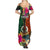 Personalised Penama Day Family Matching Summer Maxi Dress and Hawaiian Shirt Proud To Be A Ni-Van Beauty Pacific Flower LT03 - Polynesian Pride