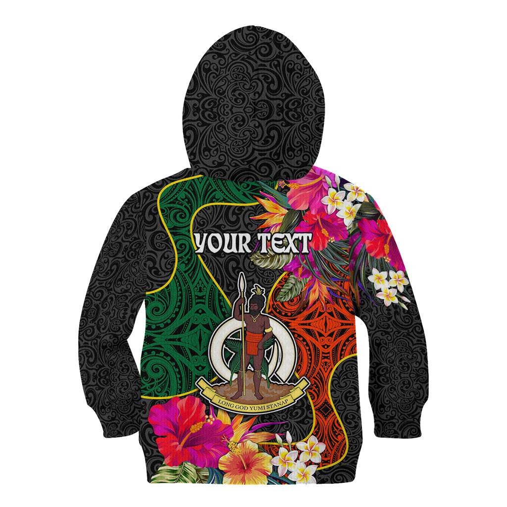 Personalised Penama Day Kid Hoodie Proud To Be A Ni-Van Beauty Pacific Flower LT03 - Polynesian Pride