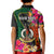 Personalised Penama Day Kid Polo Shirt Proud To Be A Ni-Van Beauty Pacific Flower LT03 - Polynesian Pride