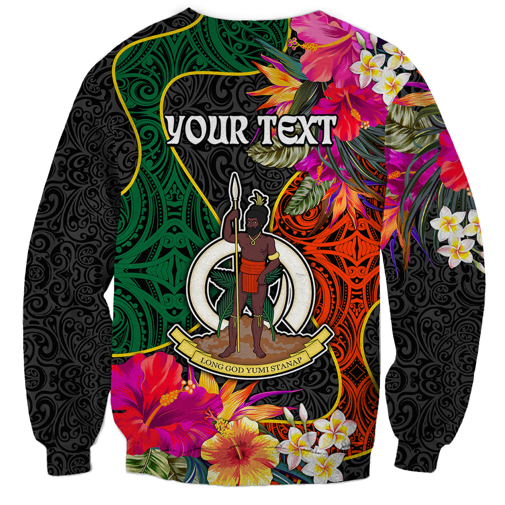 Personalised Penama Day Sweatshirt Proud To Be A Ni-Van Beauty Pacific Flower LT03 - Polynesian Pride