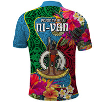 Sanma Day Polo Shirt Proud To Be A Ni-Van Beauty Pacific Flower LT03 - Polynesian Pride