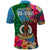 Sanma Day Polo Shirt Proud To Be A Ni-Van Beauty Pacific Flower LT03 - Polynesian Pride