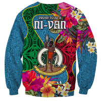 Sanma Day Sweatshirt Proud To Be A Ni-Van Beauty Pacific Flower LT03 - Polynesian Pride